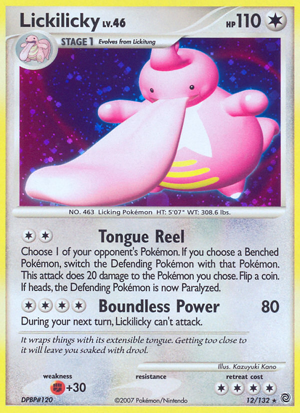 Lickilicky (12/132) [Diamond & Pearl: Secret Wonders] | Shuffle n Cut Hobbies & Games