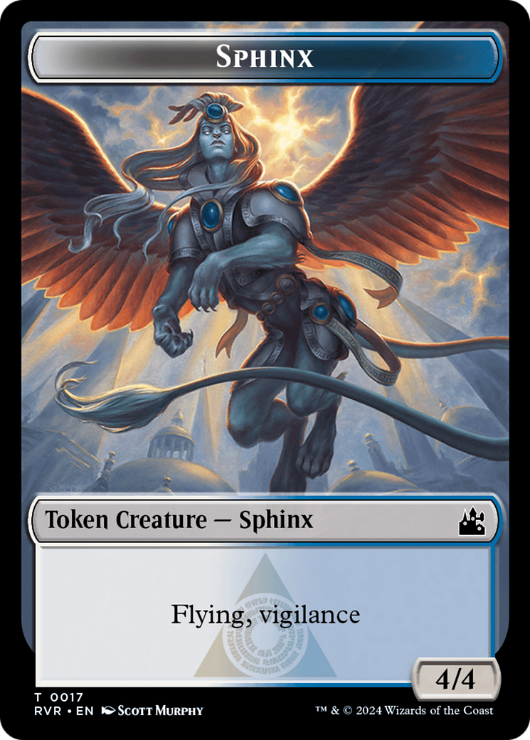 Sphinx Token [Ravnica Remastered Tokens] | Shuffle n Cut Hobbies & Games