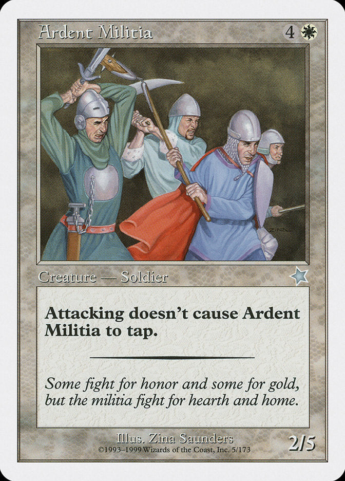 Ardent Militia [Starter 1999] | Shuffle n Cut Hobbies & Games