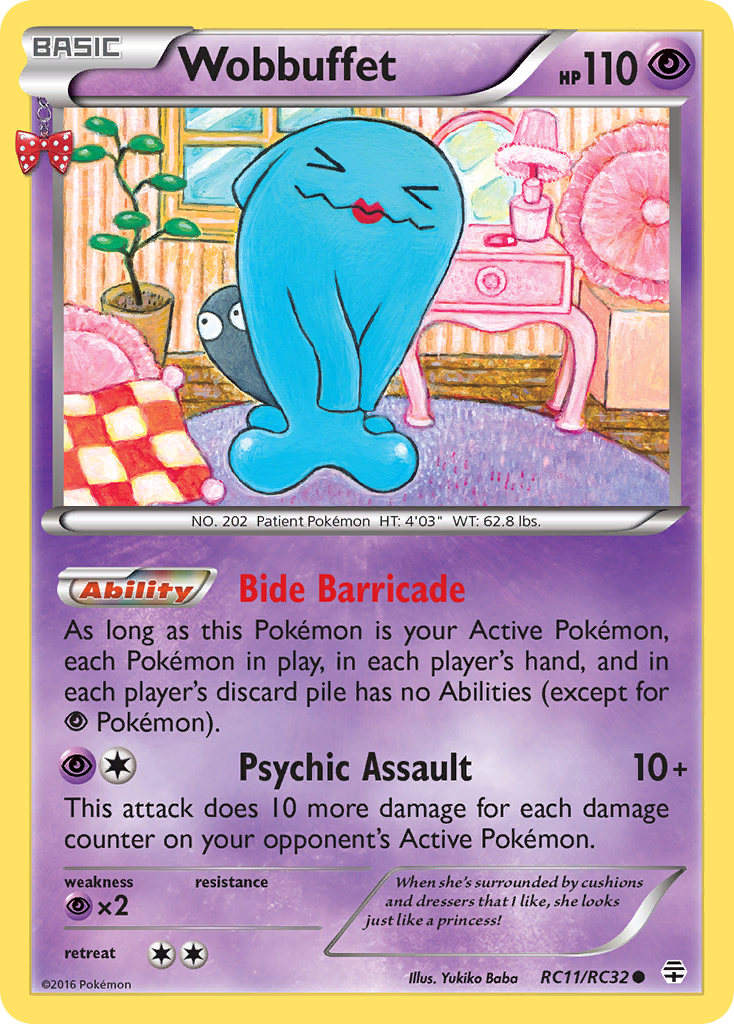 Wobbuffet (RC11/RC32) [XY: Generations] | Shuffle n Cut Hobbies & Games