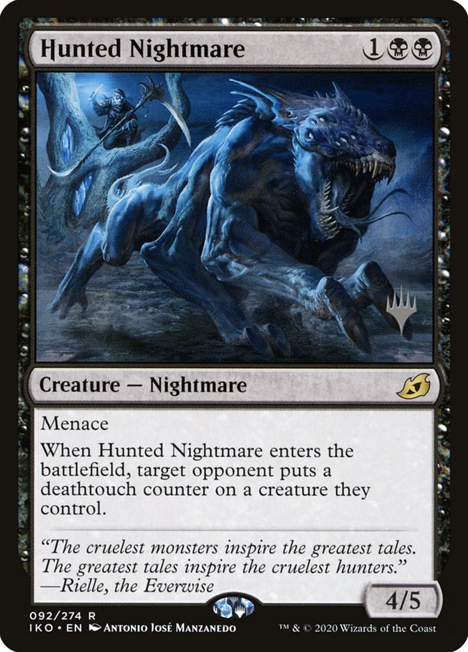 Hunted Nightmare (Promo Pack) [Ikoria: Lair of Behemoths Promos] | Shuffle n Cut Hobbies & Games