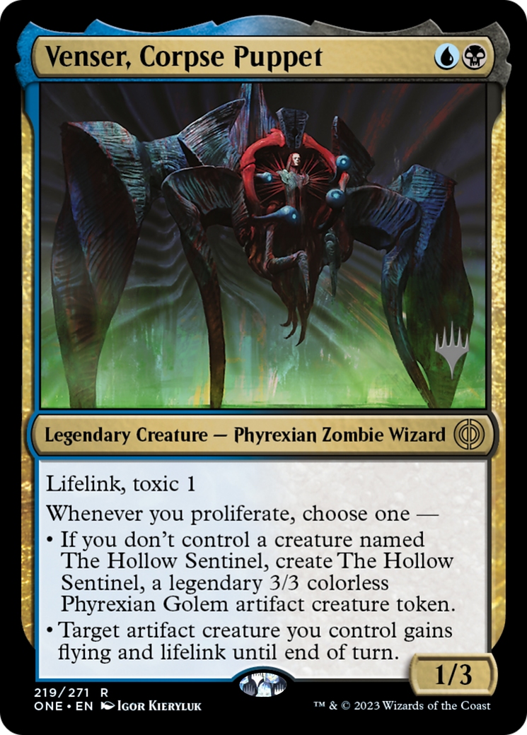 Venser, Corpse Puppet (Promo Pack) [Phyrexia: All Will Be One Promos] | Shuffle n Cut Hobbies & Games