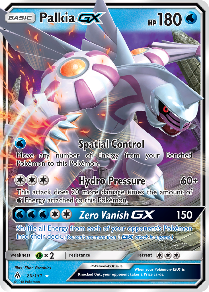 Palkia GX (20/131) [Sun & Moon: Forbidden Light] | Shuffle n Cut Hobbies & Games