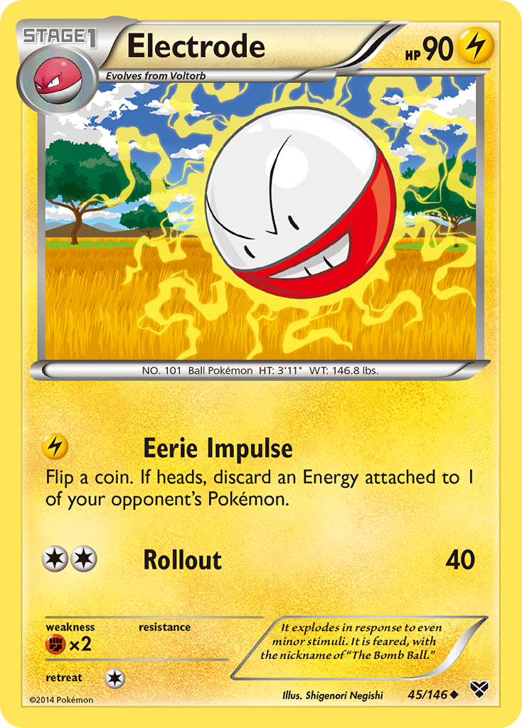 Electrode (45/146) [XY: Base Set] | Shuffle n Cut Hobbies & Games