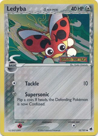 Ledyba (53/101) (Delta Species) (Stamped) [EX: Dragon Frontiers] | Shuffle n Cut Hobbies & Games