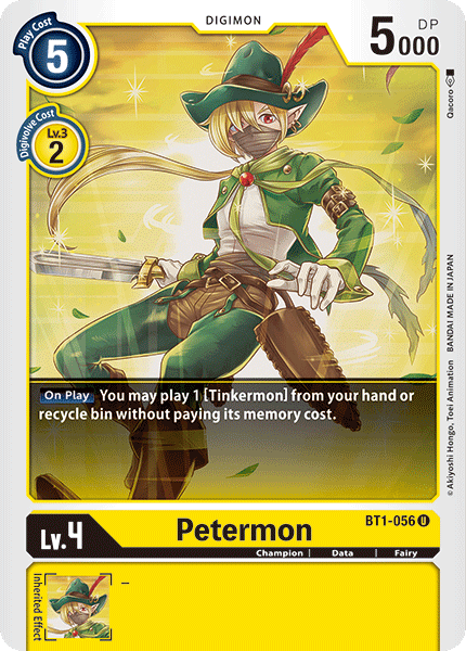 Petermon [BT1-056] [Release Special Booster Ver.1.0] | Shuffle n Cut Hobbies & Games