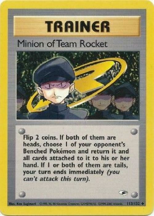 Minion of Team Rocket (113/132) [Gym Heroes Unlimited] | Shuffle n Cut Hobbies & Games