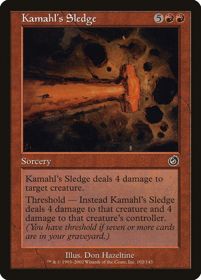 Kamahl's Sledge [Torment] | Shuffle n Cut Hobbies & Games