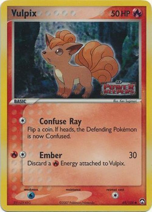 Vulpix (69/108) (Stamped) [EX: Power Keepers] | Shuffle n Cut Hobbies & Games