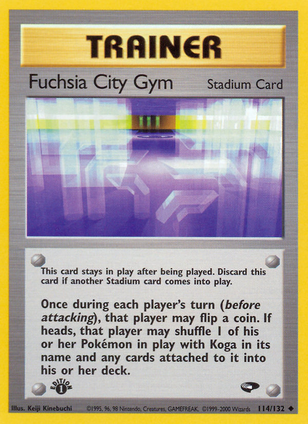 Fuchsia City Gym (114/132) [Gym Challenge 1st Edition] | Shuffle n Cut Hobbies & Games