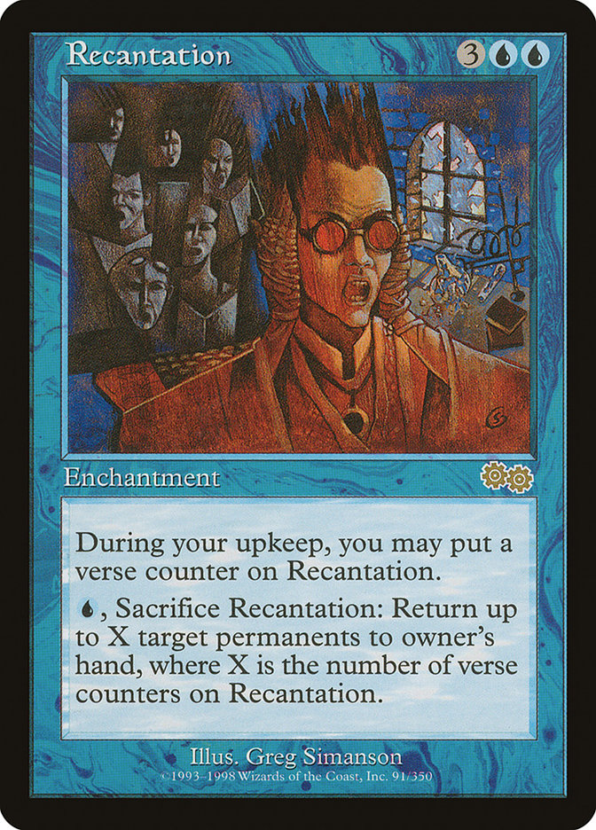 Recantation [Urza's Saga] | Shuffle n Cut Hobbies & Games