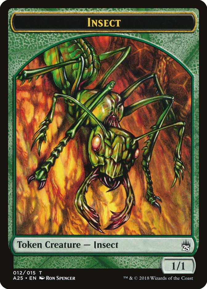 Insect Token [Masters 25 Tokens] | Shuffle n Cut Hobbies & Games