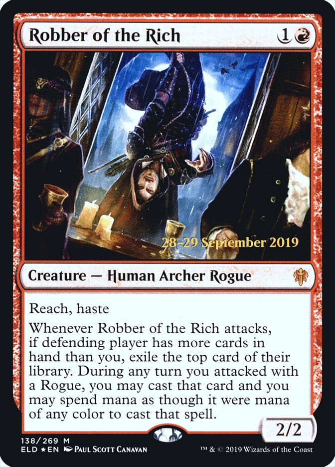 Robber of the Rich [Throne of Eldraine Prerelease Promos] | Shuffle n Cut Hobbies & Games