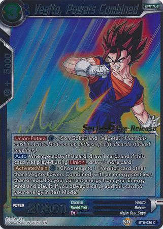 Vegito, Powers Combined [BT6-036_PR] | Shuffle n Cut Hobbies & Games