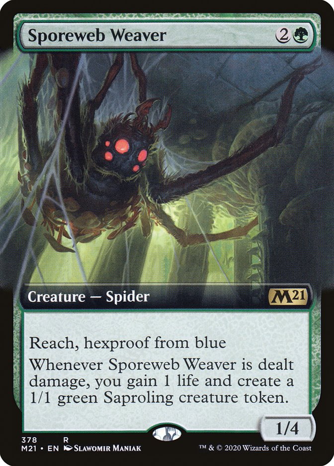 Sporeweb Weaver (Extended Art) [Core Set 2021] | Shuffle n Cut Hobbies & Games