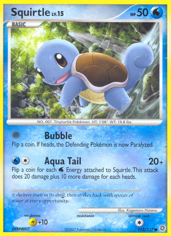 Squirtle (112/132) [Diamond & Pearl: Secret Wonders] | Shuffle n Cut Hobbies & Games