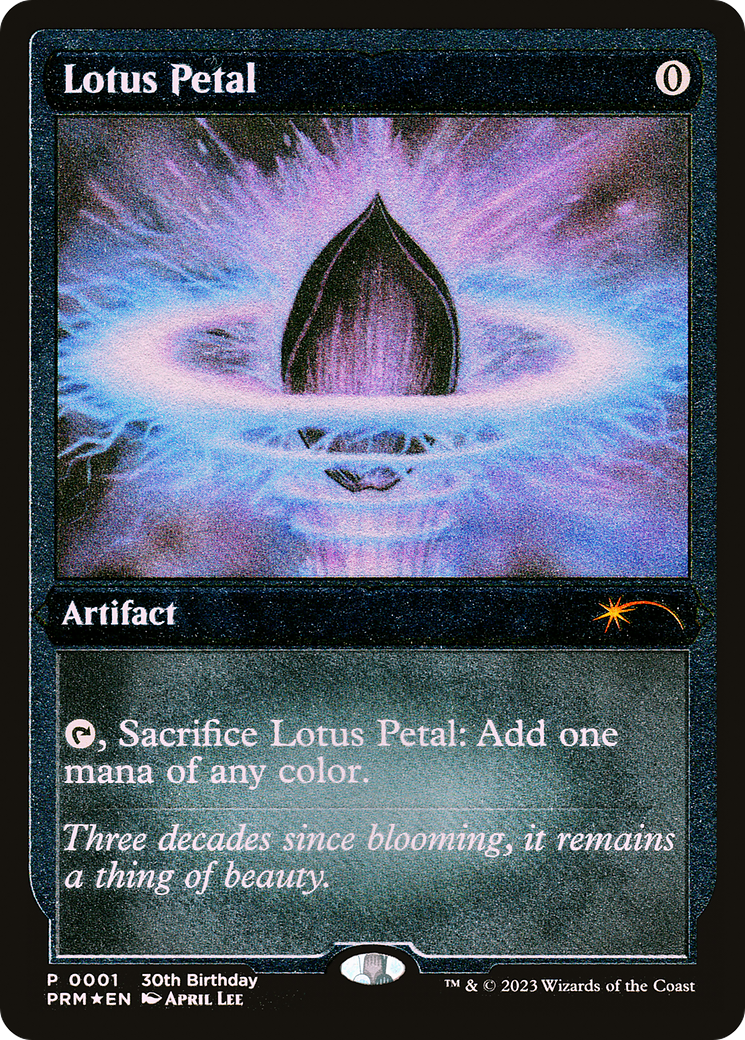 Lotus Petal (Foil Etched) [30th Anniversary Promos] | Shuffle n Cut Hobbies & Games