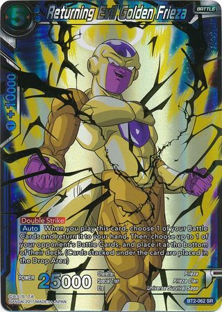 Returning Evil Golden Frieza [BT2-062] | Shuffle n Cut Hobbies & Games