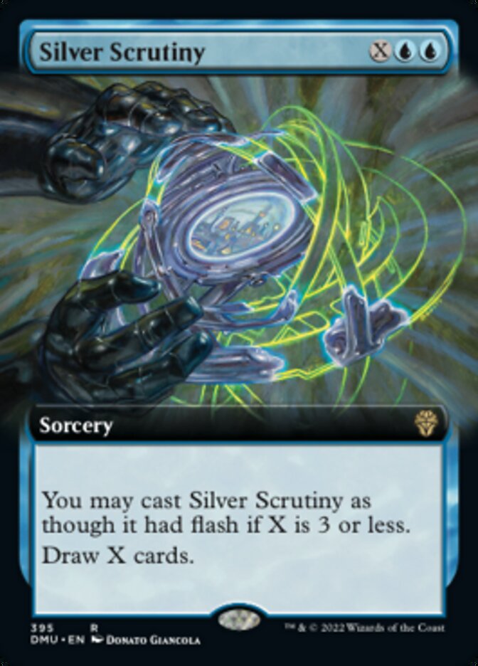 Silver Scrutiny (Extended Art) [Dominaria United] | Shuffle n Cut Hobbies & Games