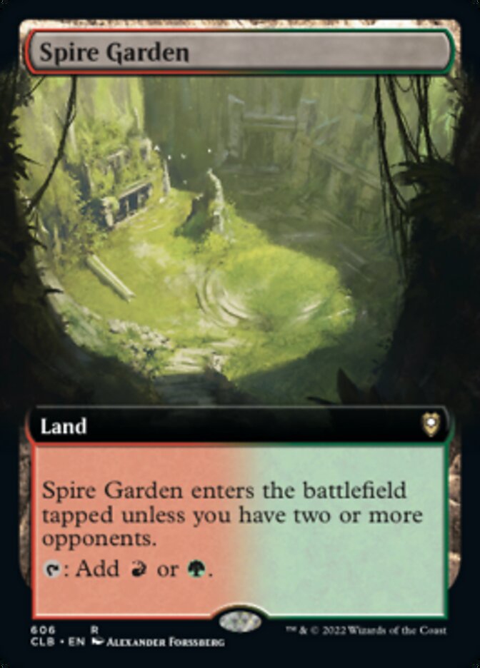 Spire Garden (Extended Art) [Commander Legends: Battle for Baldur's Gate] | Shuffle n Cut Hobbies & Games