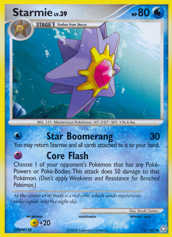 Starmie (71/146) [Diamond & Pearl: Legends Awakened] | Shuffle n Cut Hobbies & Games