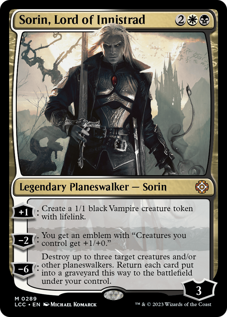 Sorin, Lord of Innistrad [The Lost Caverns of Ixalan Commander] | Shuffle n Cut Hobbies & Games