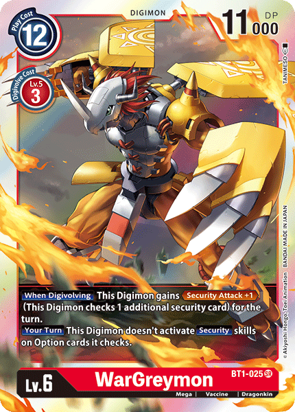 WarGreymon [BT1-025] [Release Special Booster Ver.1.0] | Shuffle n Cut Hobbies & Games