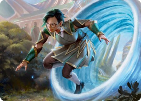 Vortex Runner Art Card [Strixhaven: School of Mages Art Series] | Shuffle n Cut Hobbies & Games