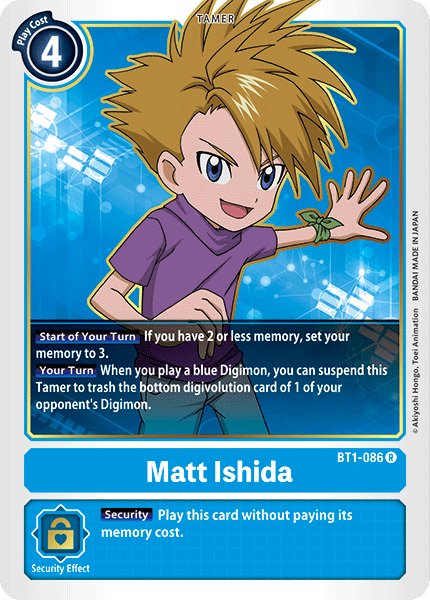 Matt Ishida [BT1-086] [Release Special Booster Ver.1.0] | Shuffle n Cut Hobbies & Games