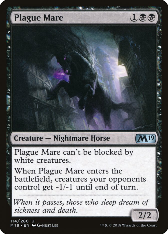 Plague Mare [Core Set 2019] | Shuffle n Cut Hobbies & Games