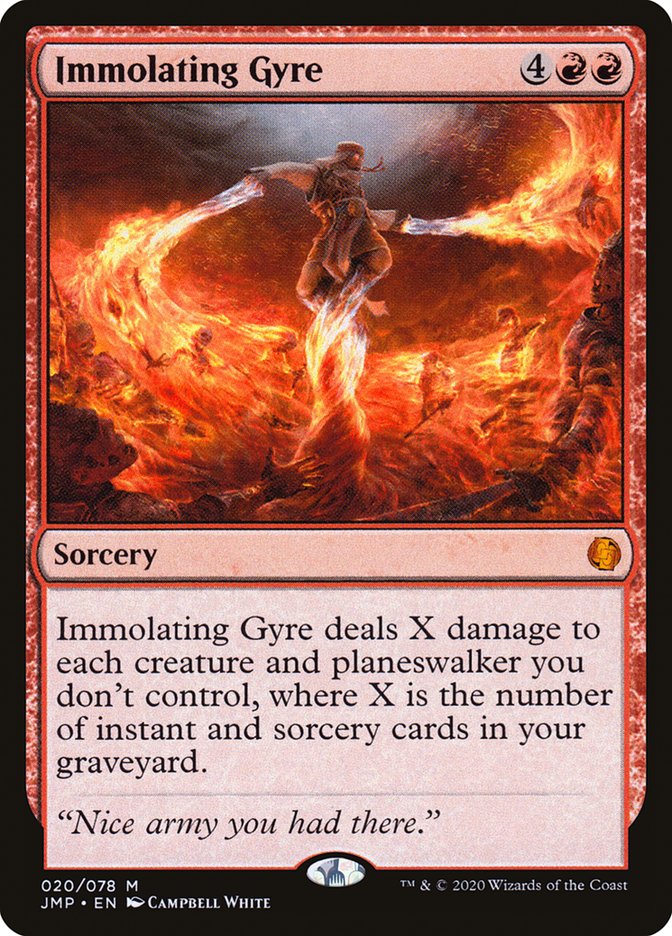 Immolating Gyre [Jumpstart] | Shuffle n Cut Hobbies & Games