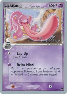 Lickitung (19/101) (Delta Species) (Legendary Ascent - Tom Roos) [World Championships 2007] | Shuffle n Cut Hobbies & Games