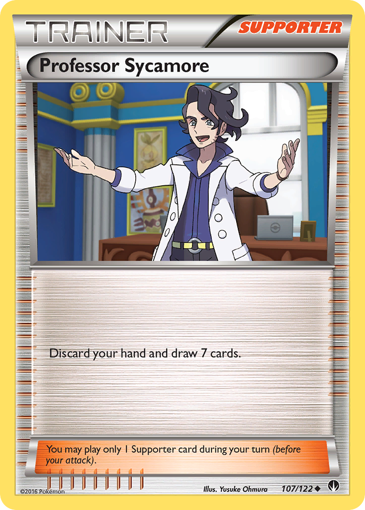 Professor Sycamore (107/122) [XY: BREAKpoint] | Shuffle n Cut Hobbies & Games