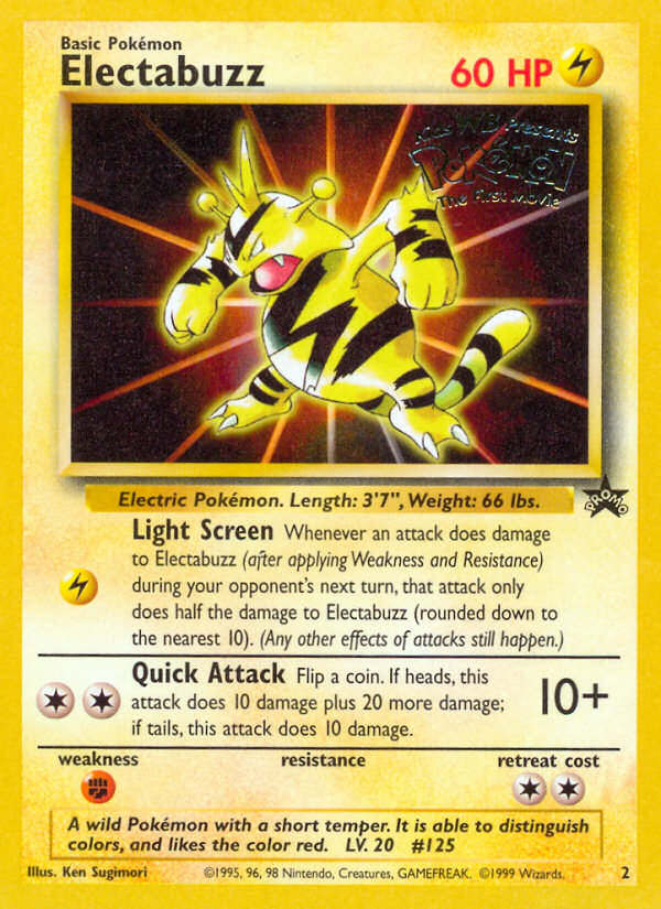 Electabuzz (2) [Wizards of the Coast: Black Star Promos] | Shuffle n Cut Hobbies & Games