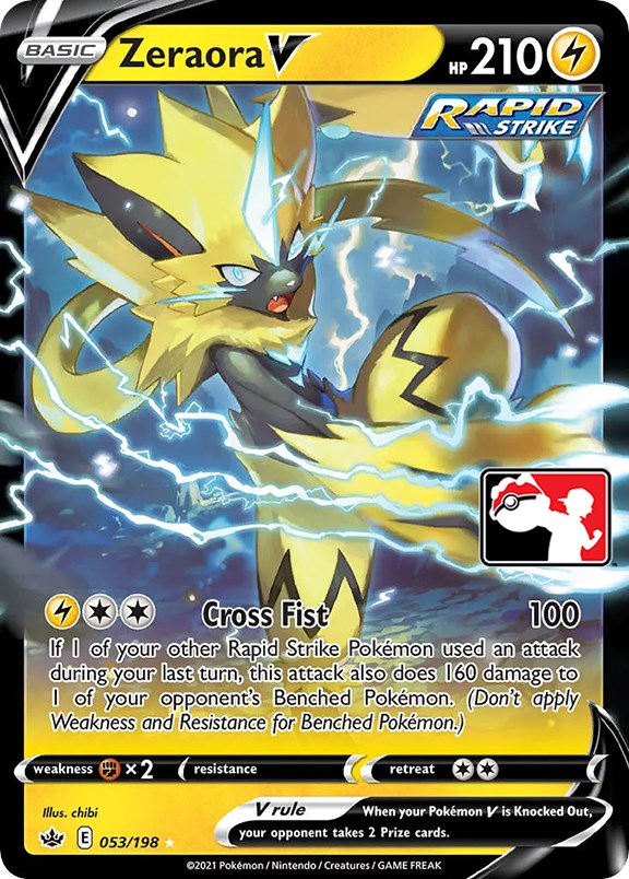 Zeraora V (053/198) [Prize Pack Series One] | Shuffle n Cut Hobbies & Games