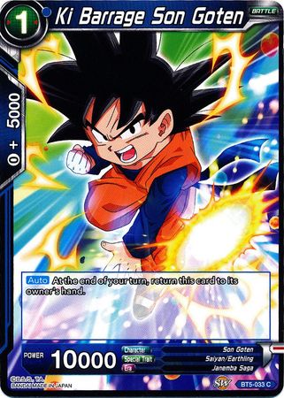 Ki Barrage Son Goten (BT5-033) [Miraculous Revival] | Shuffle n Cut Hobbies & Games