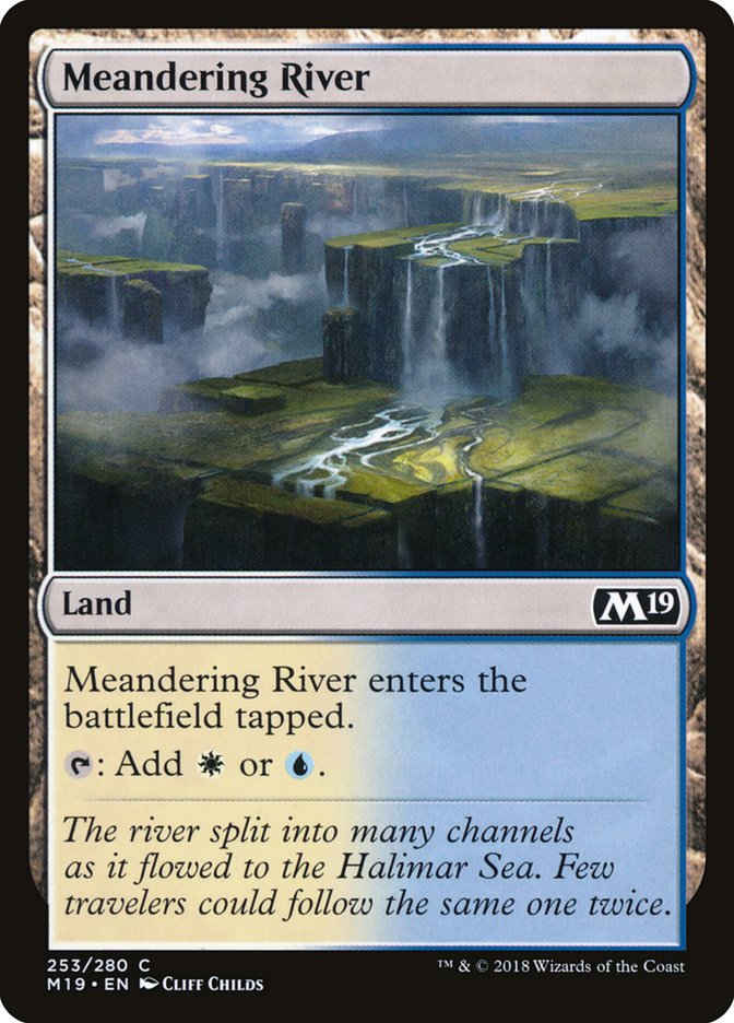 Meandering River [Core Set 2019] | Shuffle n Cut Hobbies & Games