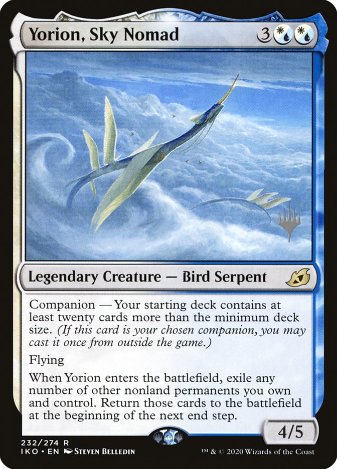 Yorion, Sky Nomad (Promo Pack) [Ikoria: Lair of Behemoths Promos] | Shuffle n Cut Hobbies & Games