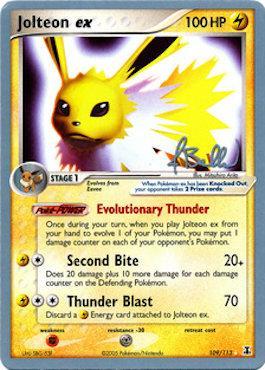 Jolteon ex (109/113) (Eeveelutions - Jimmy Ballard) [World Championships 2006] | Shuffle n Cut Hobbies & Games