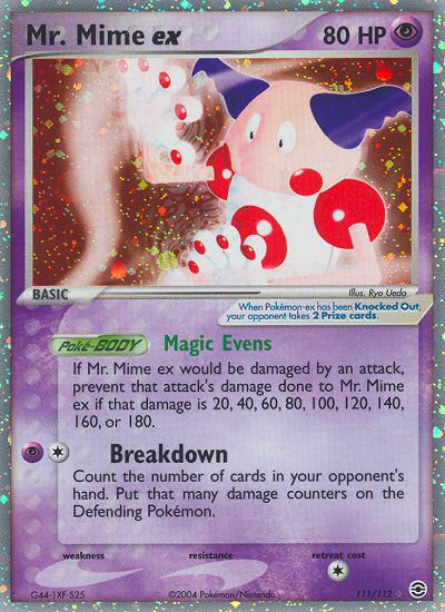 Mr. Mime ex (111/112) [EX: FireRed & LeafGreen] | Shuffle n Cut Hobbies & Games