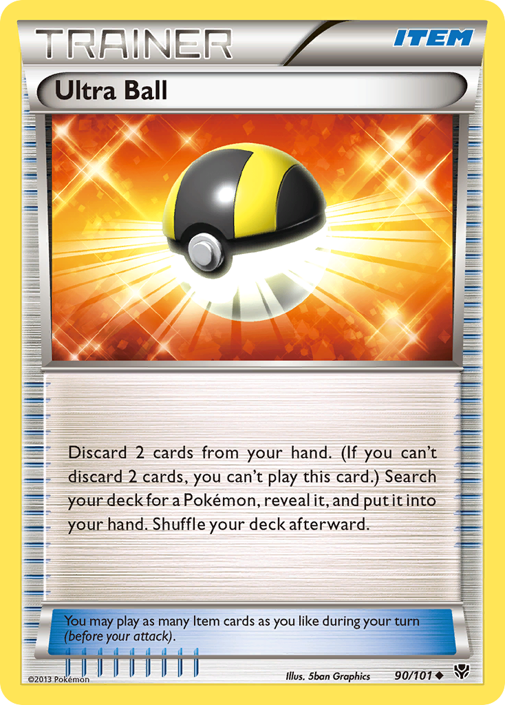 Ultra Ball (90/101) [Black & White: Plasma Blast] | Shuffle n Cut Hobbies & Games