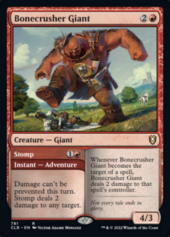 Bonecrusher Giant // Stomp [Commander Legends: Battle for Baldur's Gate] | Shuffle n Cut Hobbies & Games