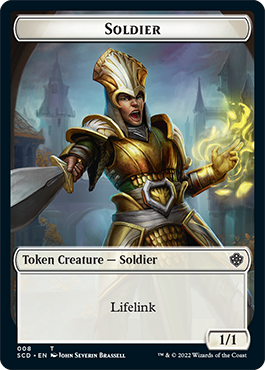 Saproling // Soldier Double-Sided Token [Starter Commander Decks] | Shuffle n Cut Hobbies & Games