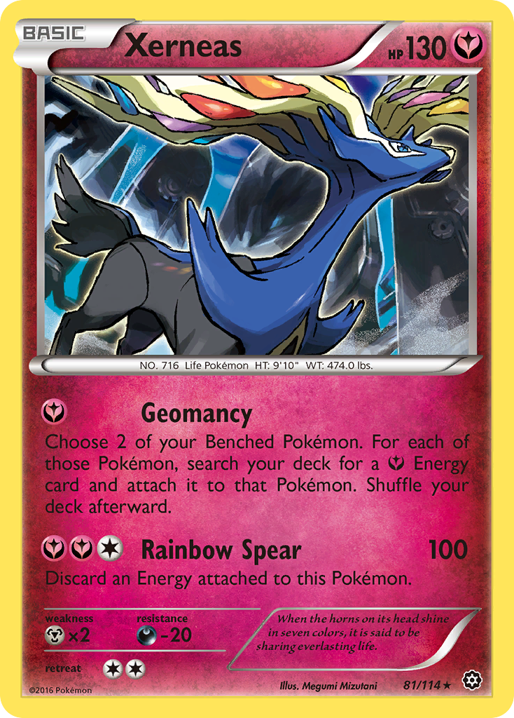 Xerneas (81/114) [XY: Steam Siege] | Shuffle n Cut Hobbies & Games