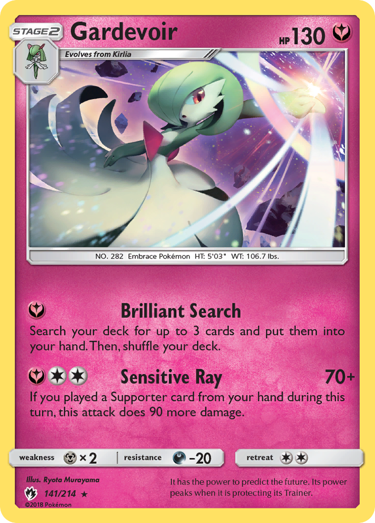 Gardevoir (141/214) [Sun & Moon: Lost Thunder] | Shuffle n Cut Hobbies & Games