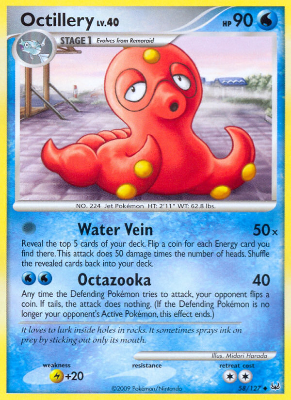 Octillery (58/127) [Platinum: Base Set] | Shuffle n Cut Hobbies & Games