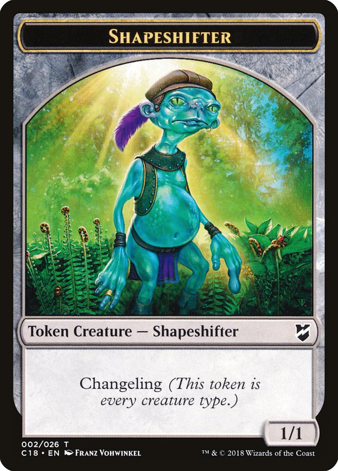 Shapeshifter Token [Commander 2018 Tokens] | Shuffle n Cut Hobbies & Games