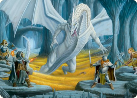 Cave of the Frost Dragon Art Card [Dungeons & Dragons: Adventures in the Forgotten Realms Art Series] | Shuffle n Cut Hobbies & Games