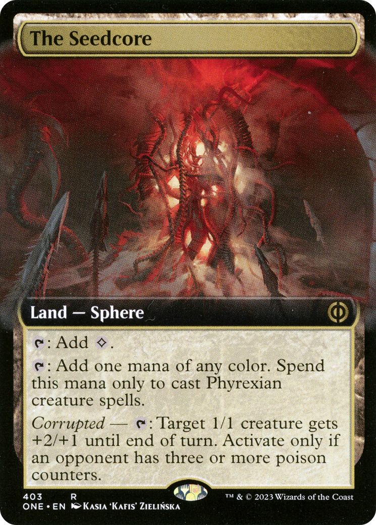 The Seedcore (Extended Art) [Phyrexia: All Will Be One] | Shuffle n Cut Hobbies & Games