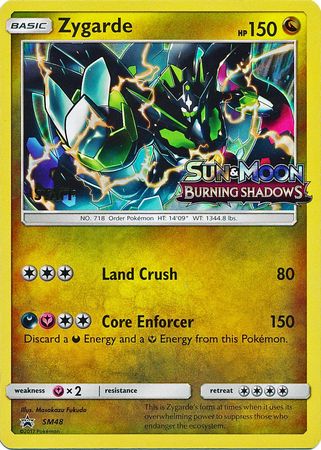 Zygarde (SM48) (Staff Prerelease Promo) [Sun & Moon: Black Star Promos] | Shuffle n Cut Hobbies & Games